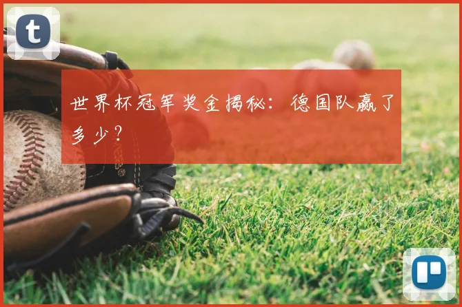 世界杯冠军奖金揭秘:德国队赢了多少?
